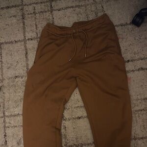 Jordan Men's Brown Drawstring Joggers